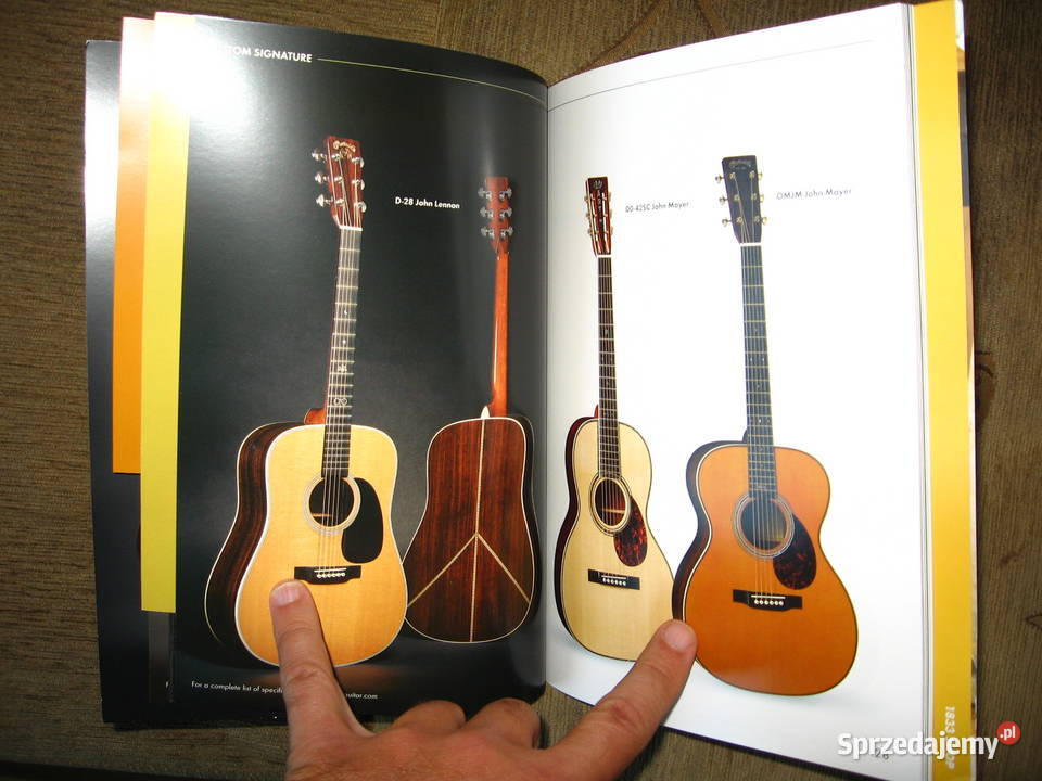 Martin 2018 guitar catalog katalog gitar Kępice sprzedam