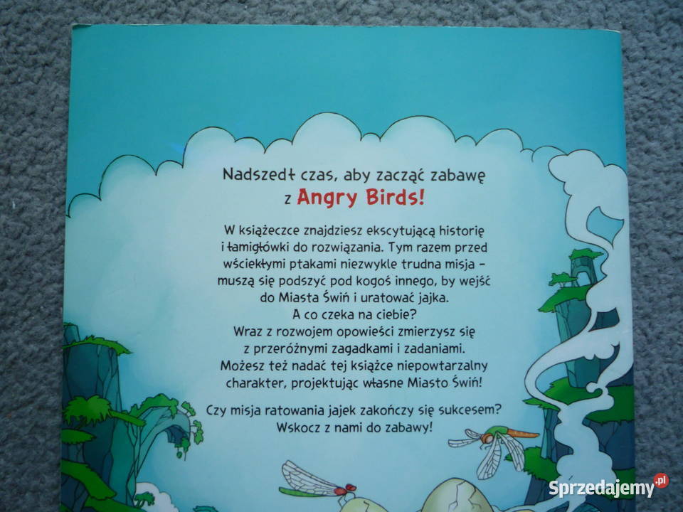 Wielkie zamieszanie Angry Birds Książka dzieci miękka Szczecin sprzedam