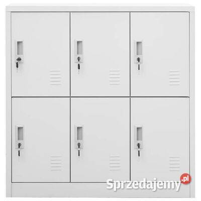 vidaXL Szafki zamykane 2 jasnoszare 90x45x925 Warszawa