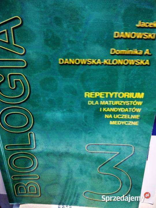 Danowski biologia medycyna matura Warszawa