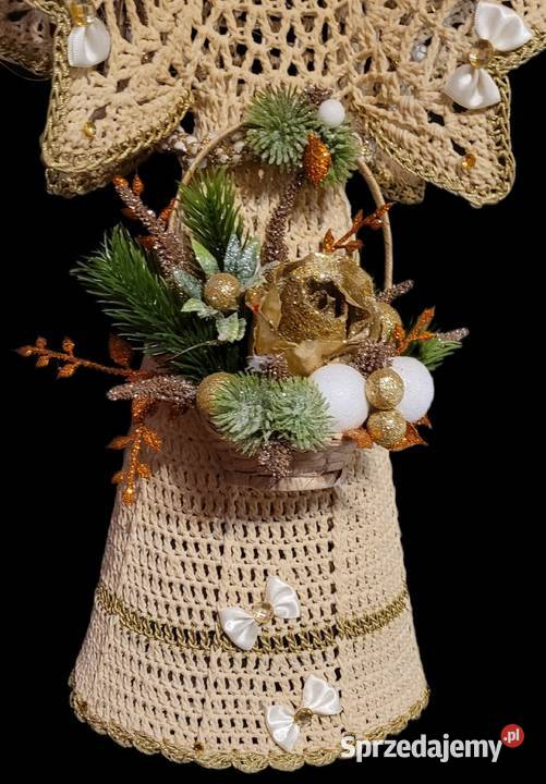 Anioł świąteczny 47 podświetlany