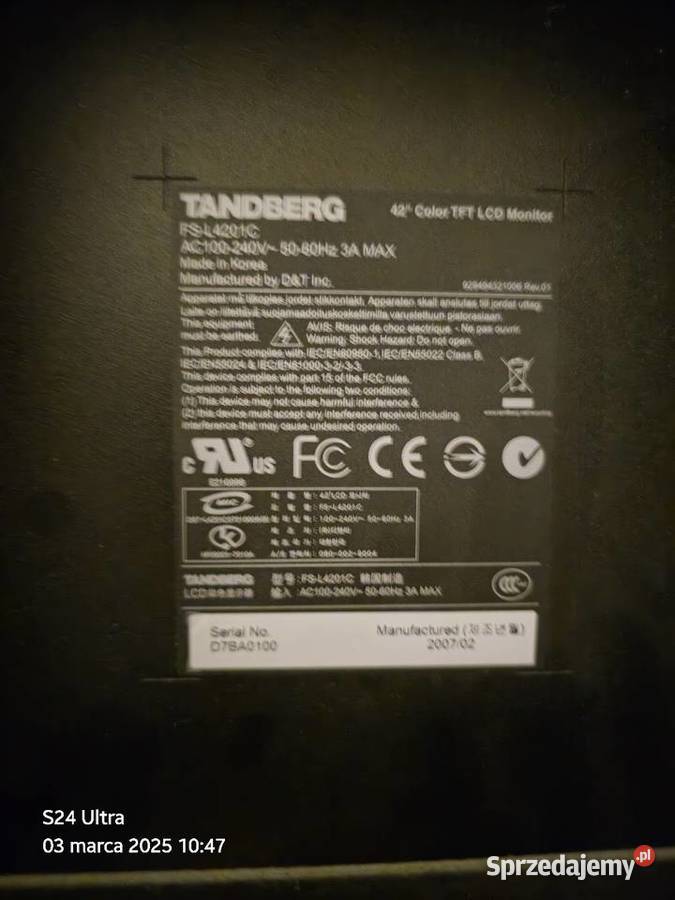 Tv Tandberg plus stojak plus laptop Warszawa