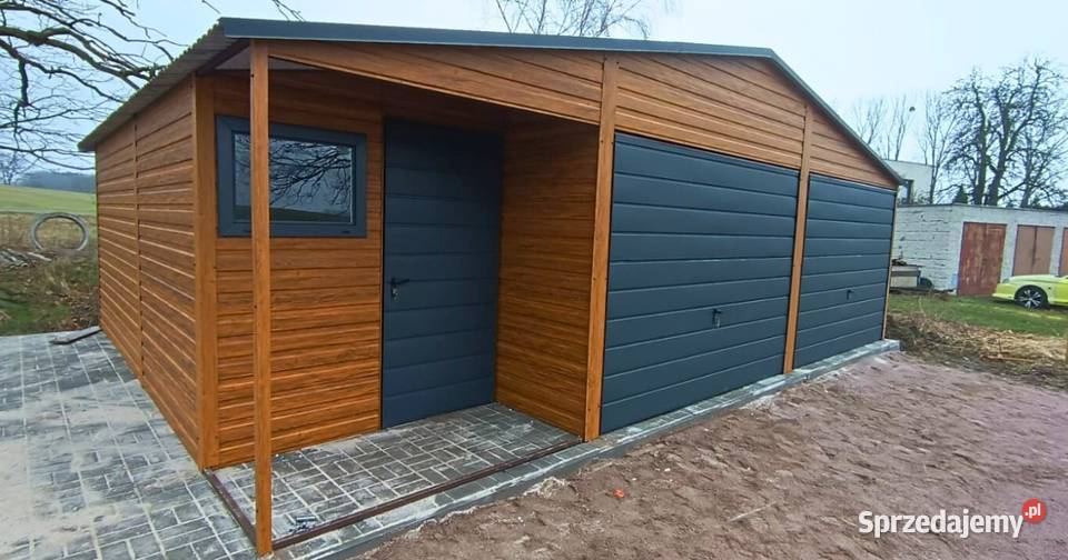 Garaż Blaszany 5x6 producent wiata hala brama do 30m2 Gdańsk
