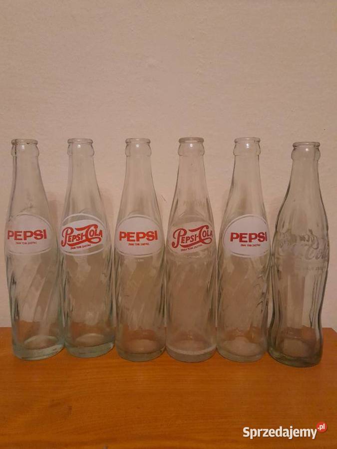 Stare butelki PepsiCola Biłgoraj