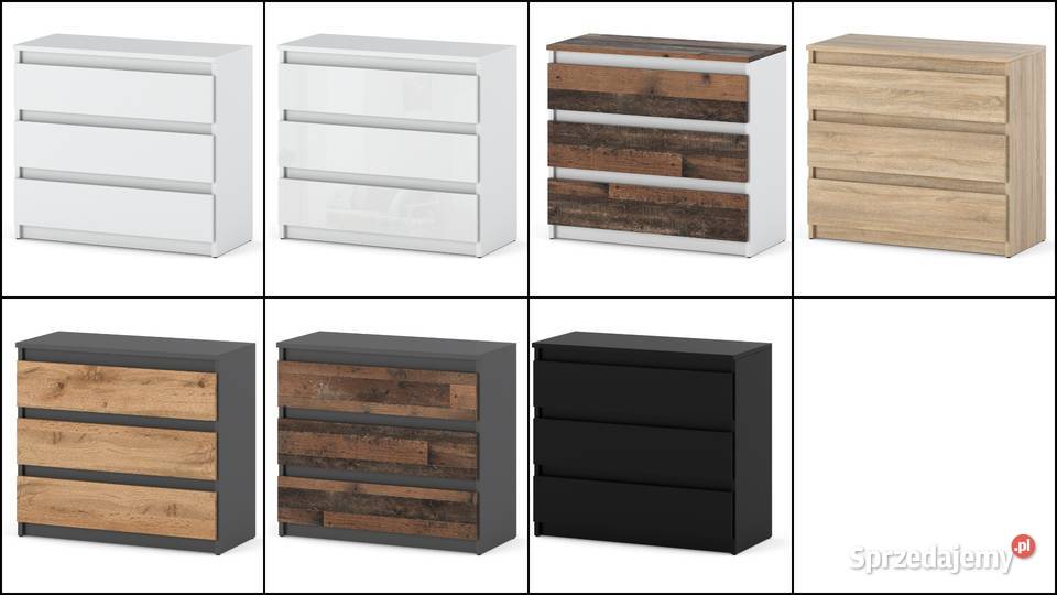 Komoda 3 Szuflady Szafka 80 Nowoczesna Salon warmińsko-mazurskie sprzedam