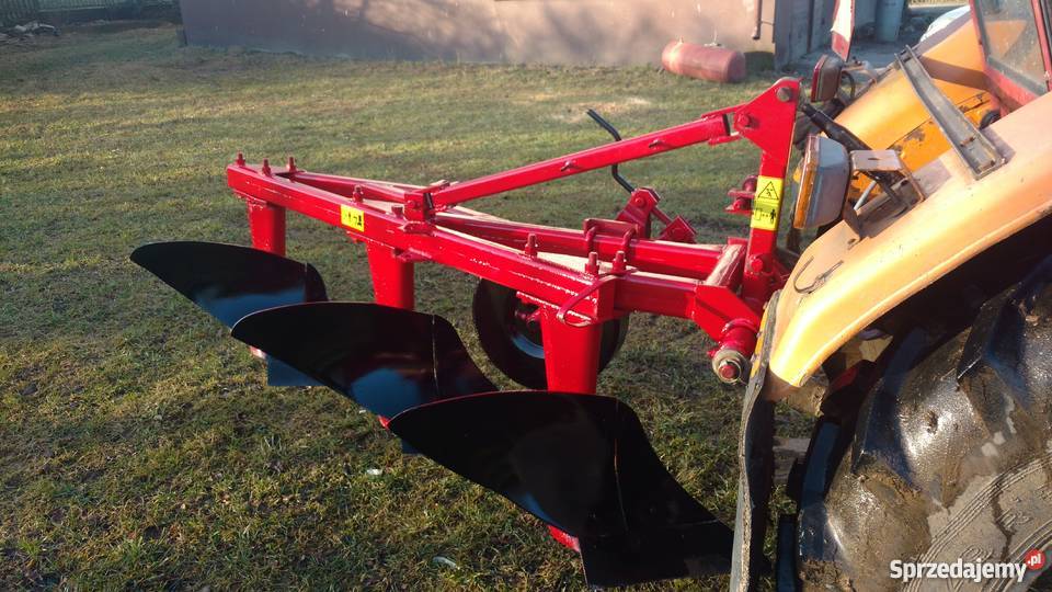 Pług 3 skibowy Unia Grudziądz nieuszkodzony Sierakowice