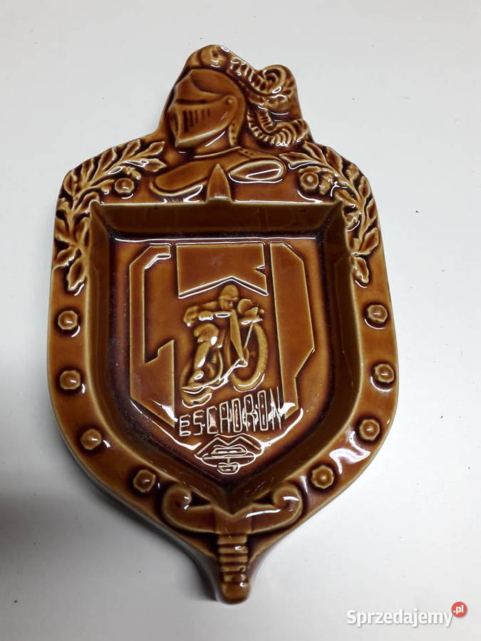 Motocyklowa francuska nagrodapamiątka ceramiczna Warszawa