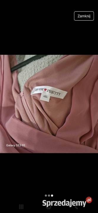 Suknia wieczorowa różowy Damska mazowieckie Warszawa