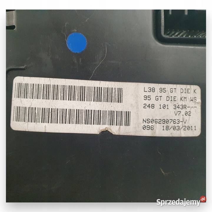 LICZNIK ZEGARY 248101343R Renault Megane III 15