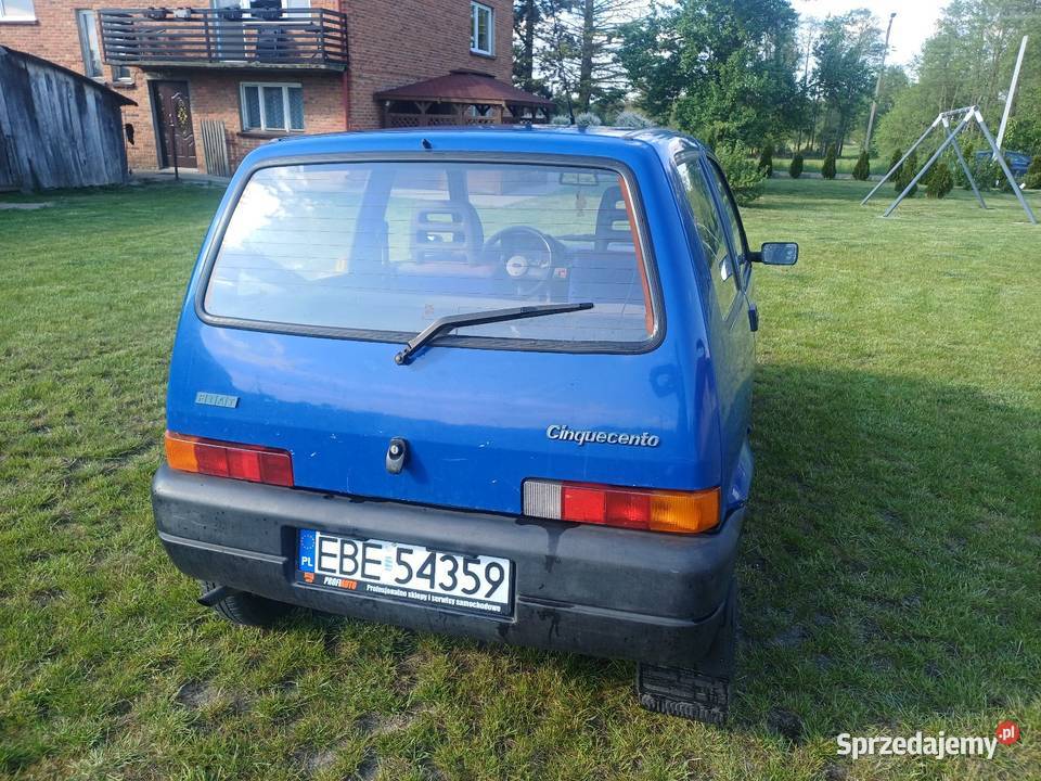Fiat Cinquecento 700 1995r nieuszkodzony