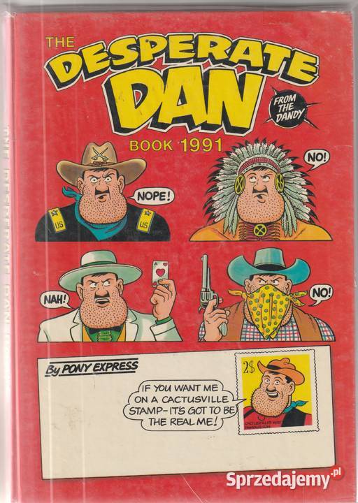 The desperate Dan Book 1991 twarda Pruszków