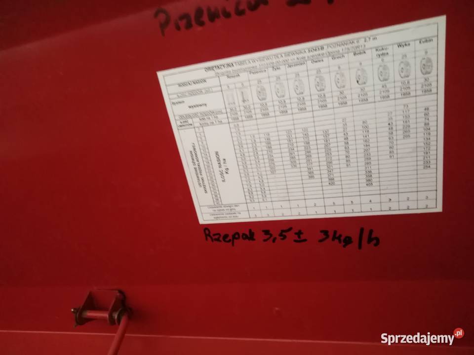 Siewnik Poznaniak 6 zadbany lubelskie Wojsławice