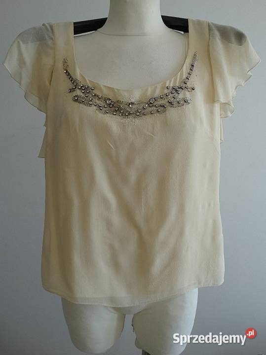 Bluzka Jedwabna 100 Jedwab Wieczorowa Zdobiona podlaskie