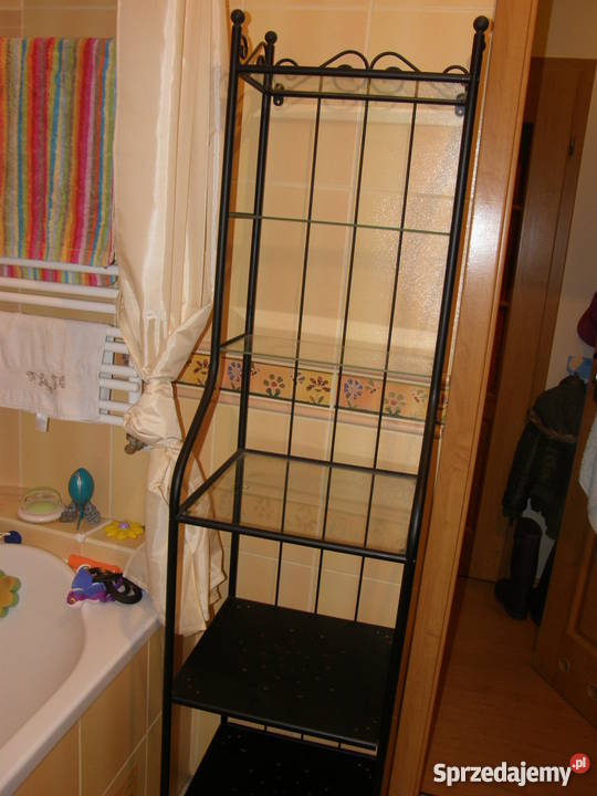 Regały metaloplstykaszkło Ikea seria EKNE Szczecin