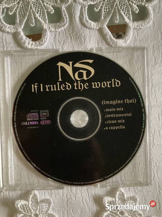 Płyta CD Single Nas IF I Ruled The World Lata 90 Czerwionka-Leszczyny