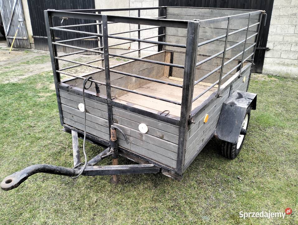 Przyczepka jednoosiowa ciągnikowa wielkopolskie Wrząca