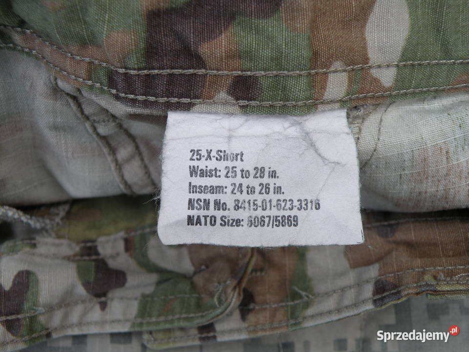Spodnie ACU multicam OCP 25 x short FEMALE Wrocław