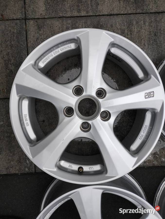 Alufelgi MSW super stan 4 7Jx16 Komplet Toruń sprzedam
