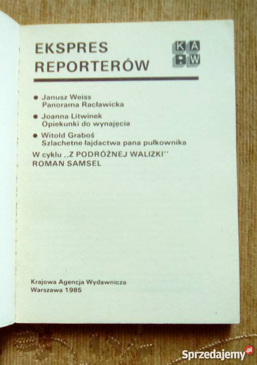 EKSPRES REPORTERÓW M IN OPIEKUNKI DO WYNAJĘCIA