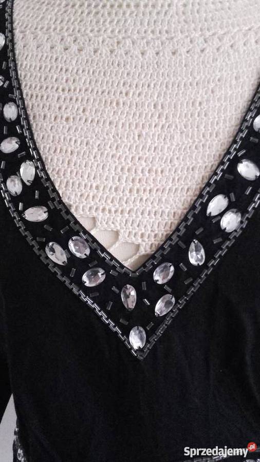 BAWEŁNIANA MARKOWA TUNIKA ZS SZTRASAMI r XXL Piła