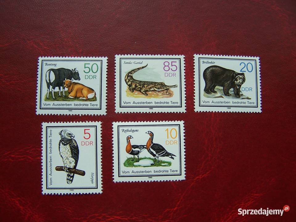NRD 1985 MNH Mi 295256 Fauna Zwierzęta Tychy