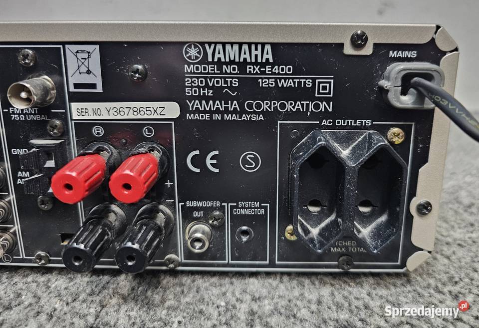 Amplituner STEREO Yamaha RXE400 Natural Sound Elektronika Kraków sprzedam