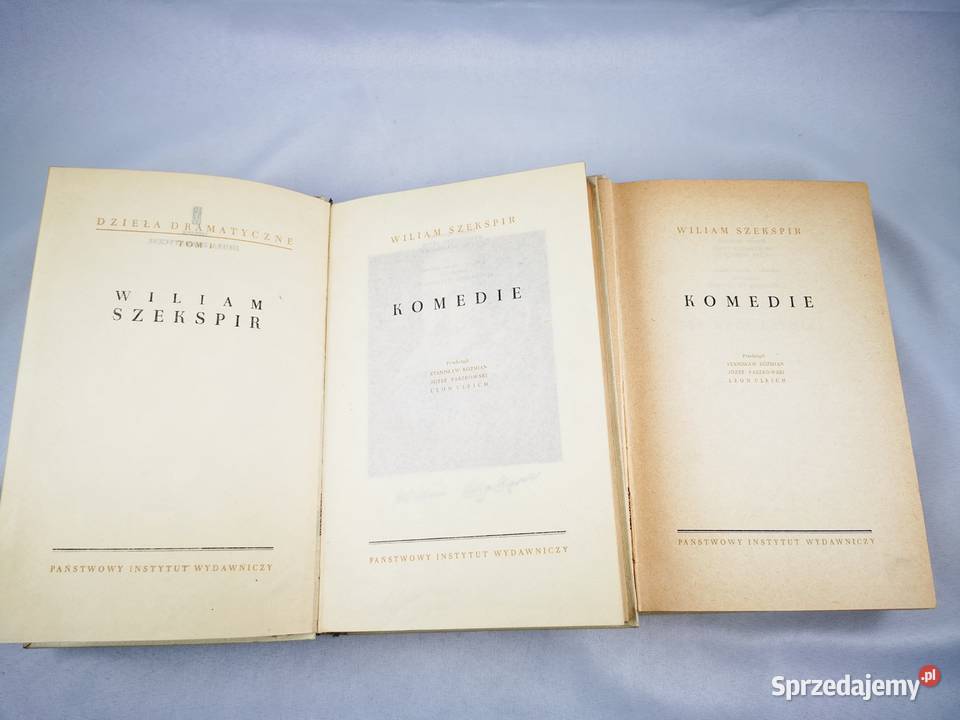 Szekspir Komedie Proza i poezja