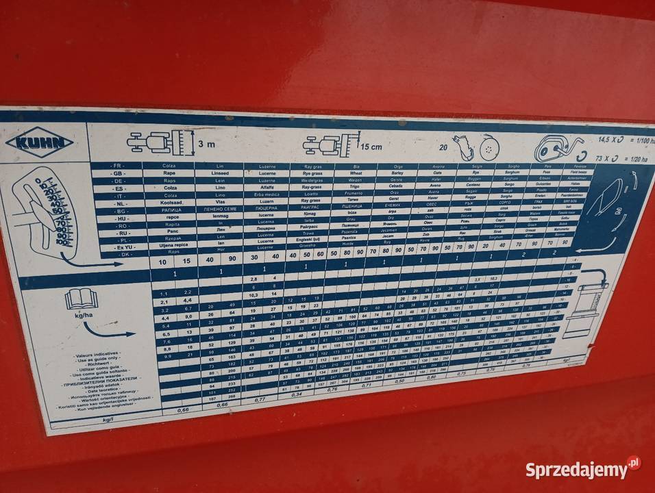 Kuhn HRB zestaw uprawowo siewny siewnik Brona Kraśnik