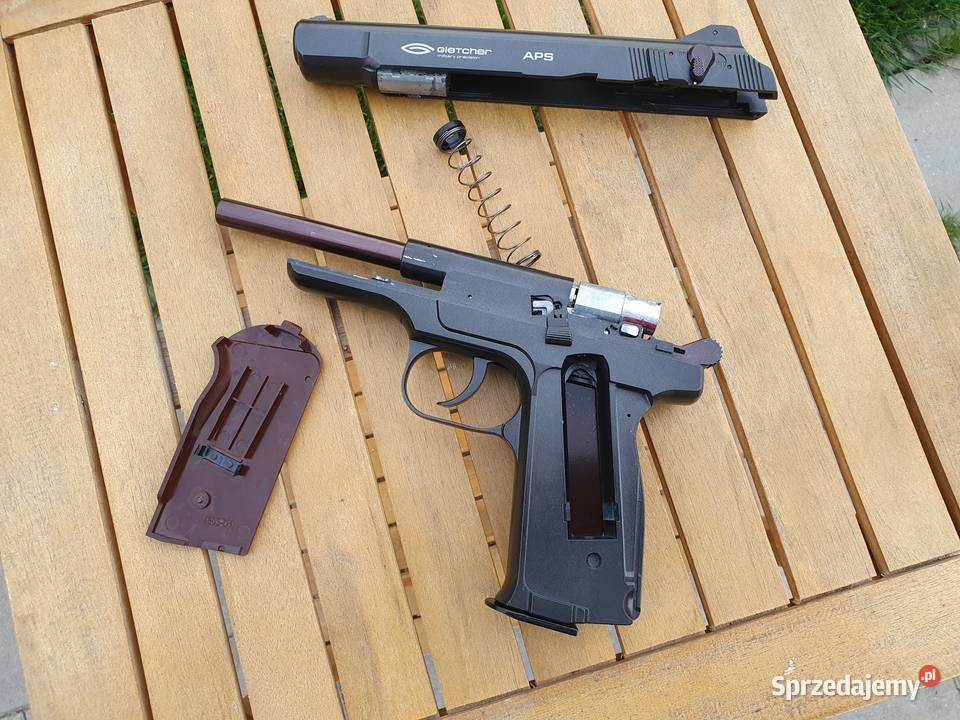Pistolet APS Gletcher blow back 45mm Skierniewice