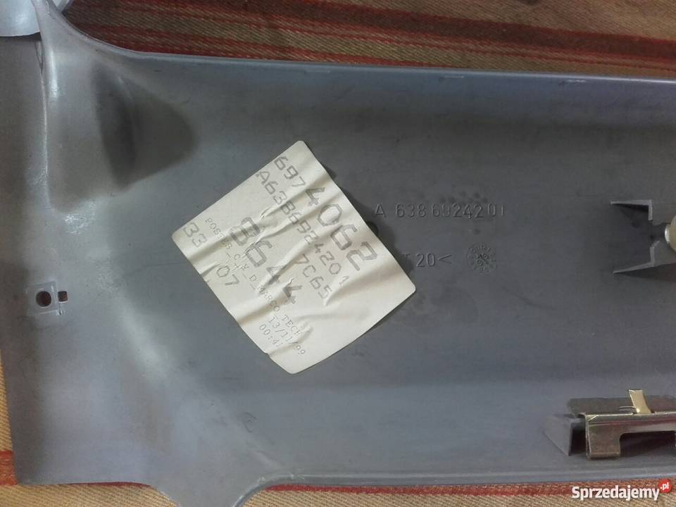 vito 638 panele słupka osłony Bolesławiec sprzedam