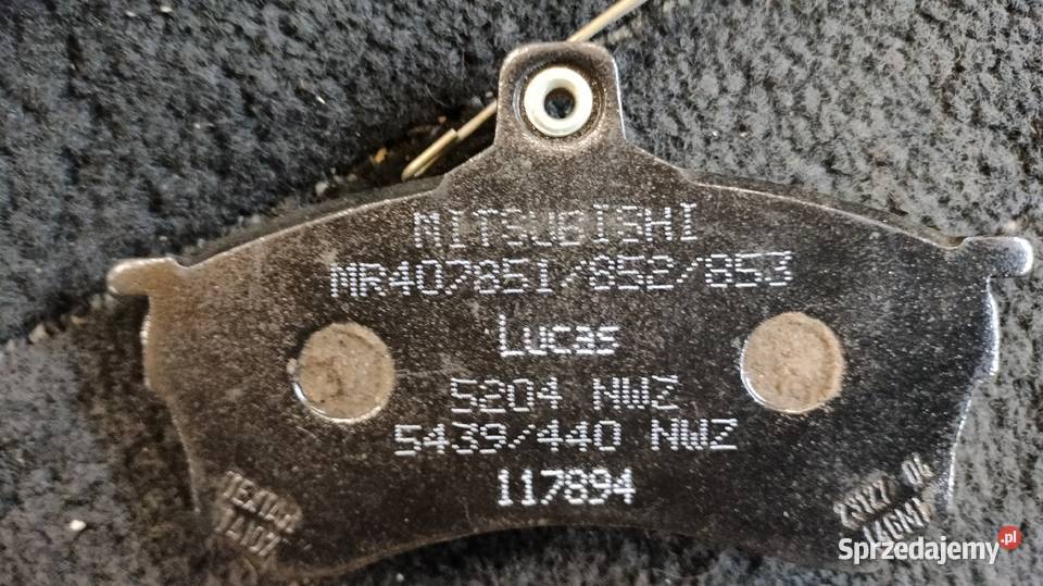 Klocki Hamulcowe Mitsubishi Colt 15 Turbo Dębowiec