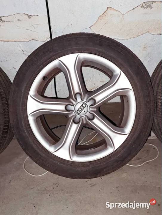 Oryginalne felgi Audi 17 5x112 z oponami Średnica 17" Gdańsk sprzedam