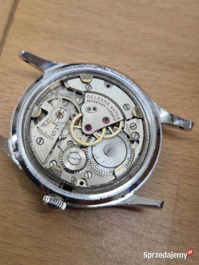 Zegarek vintage Delbana tzw murzynek Chorzów