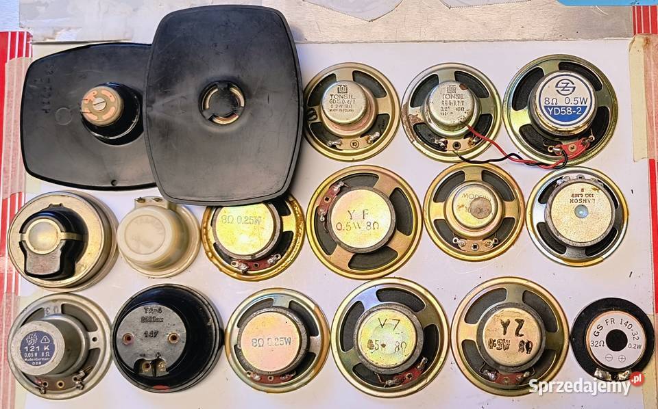 Małe głośniki mikrofony wkładki laryngofony Bielsko-Biała