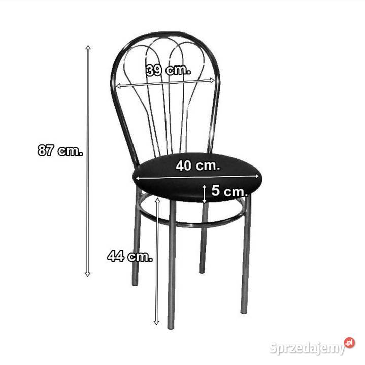 Nowe krzesło krzesła kuchenne metalowe VENUS Syców