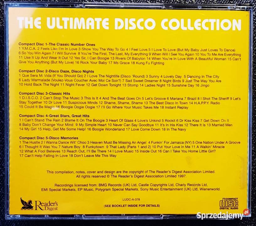 Album 5 Płytowy CD 5CD Disco Collection śląskie Zabrze
