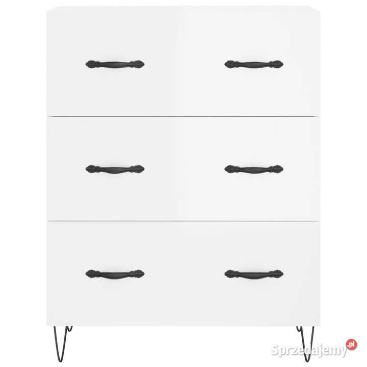 Szafka biała połysk 695x34x90 materiał
