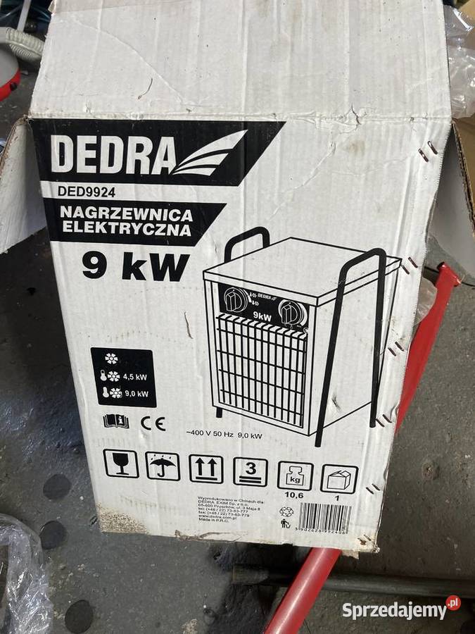 Nagrzewnica DEDRA DED9924 9kW siła