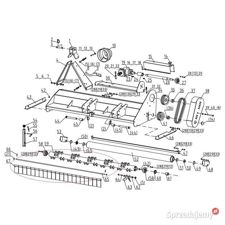 Pręt osłony bezpieczeństwa 10 x 985 mm EF95 Tajęcina