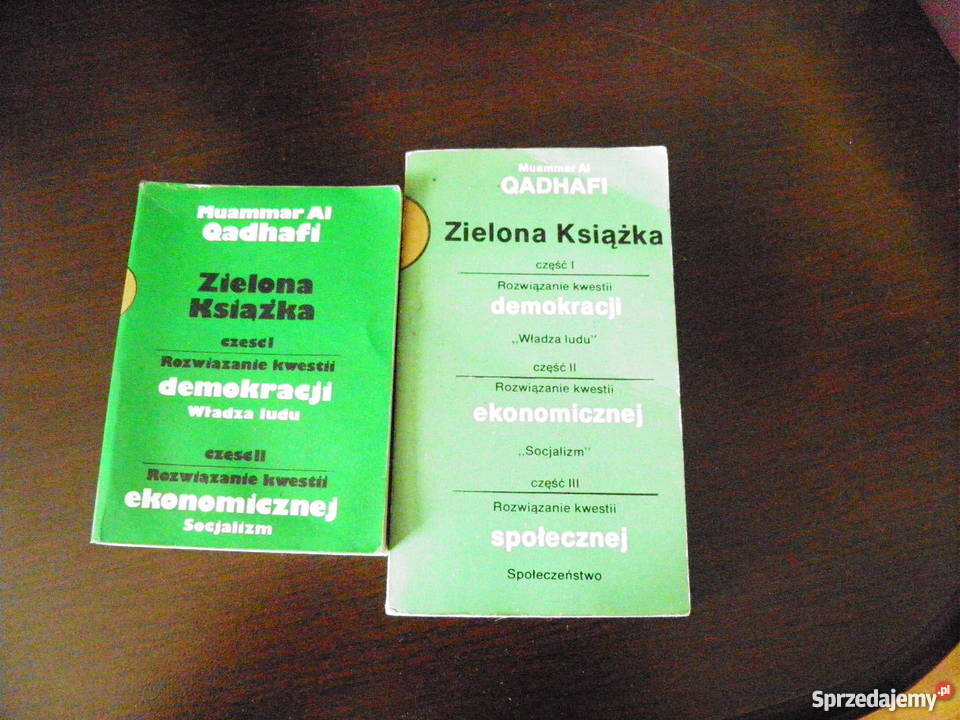 Muammar Al Qadhafi Zielona książka Mińsk Mazowiecki