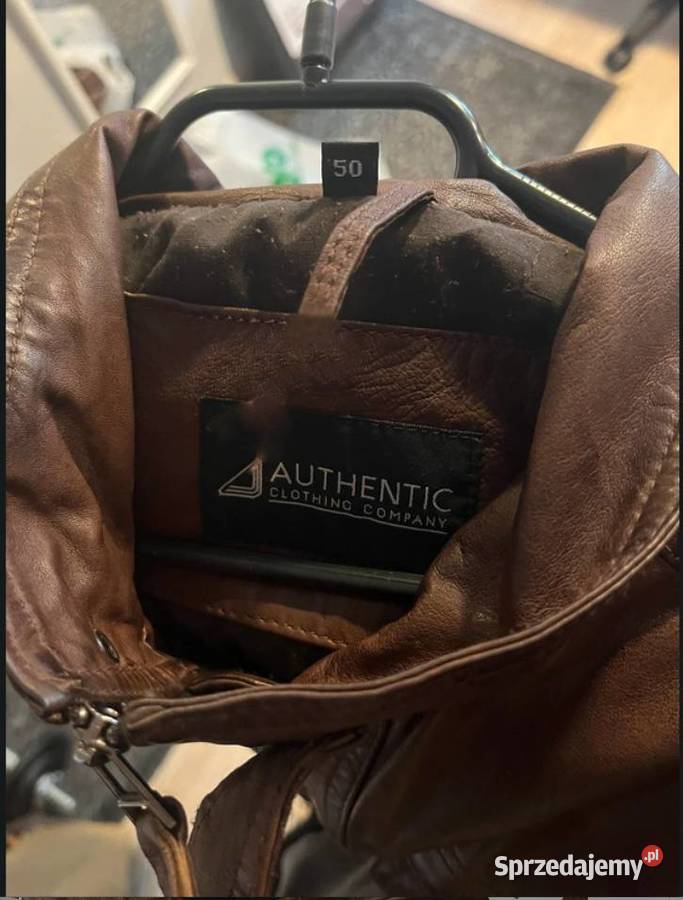 Kurtka Skórzana Kultowej Marki Authentic Poraj