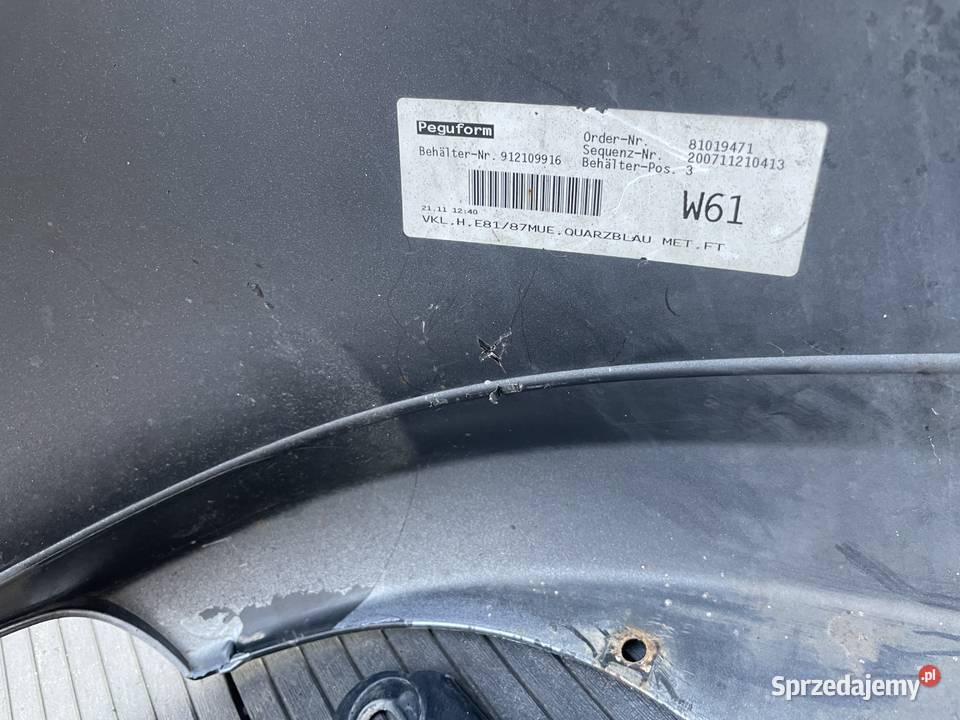 Zderzak tylni BMW 1 e87 2007 lift A18 Szprotawa