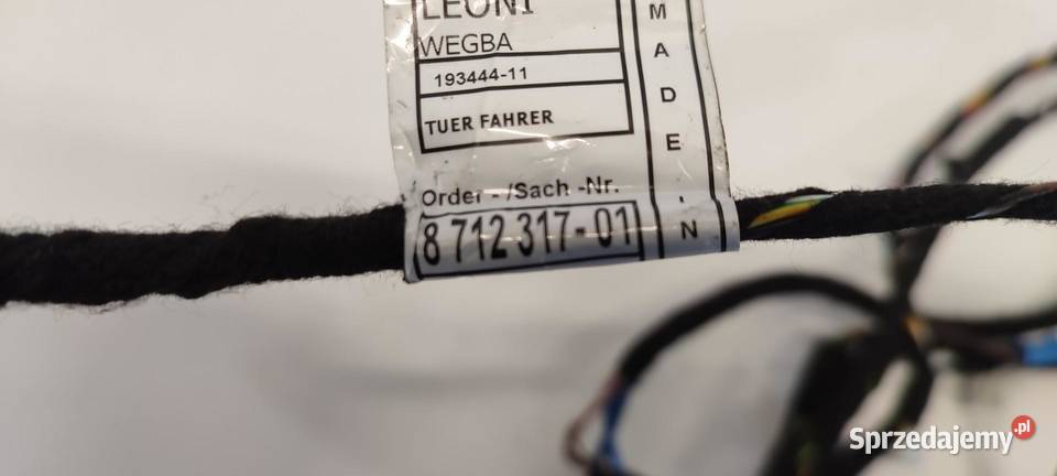 BMW F22 WIĄZKA DRZWI LEWY PRZÓD 8712296 8712317 sprzedam