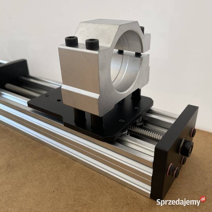 Oś Z 120mm cnc uchwyt wrzeciona 52mm prowadnica sprzedam