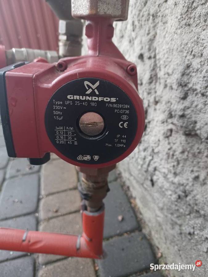 Pompy GRUNDFOS 2540 zestaw na CO i CWU Strzelin