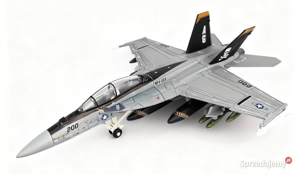 Samolot F18 Super Hornet Diecast Skala 172 Milanówek