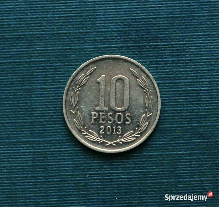 CHILE 10 peso 2013r śląskie