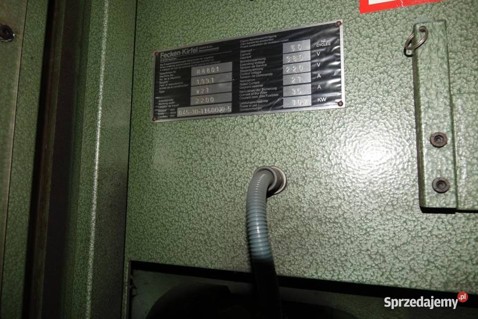 Poziomy noz do pianki FeckenKirfel Produkcja Szczecin