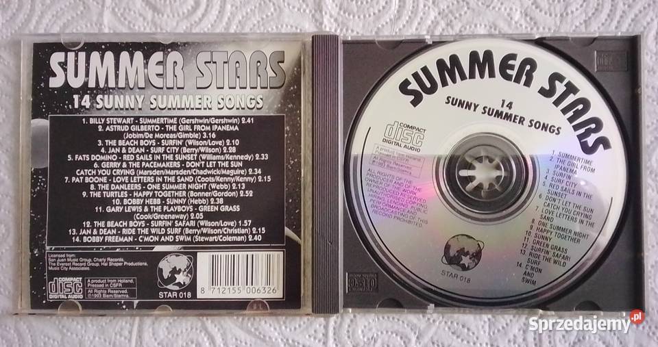 Płyta CD Summer Stars 14 Sunny Summer Songs 1 płyta Gdynia