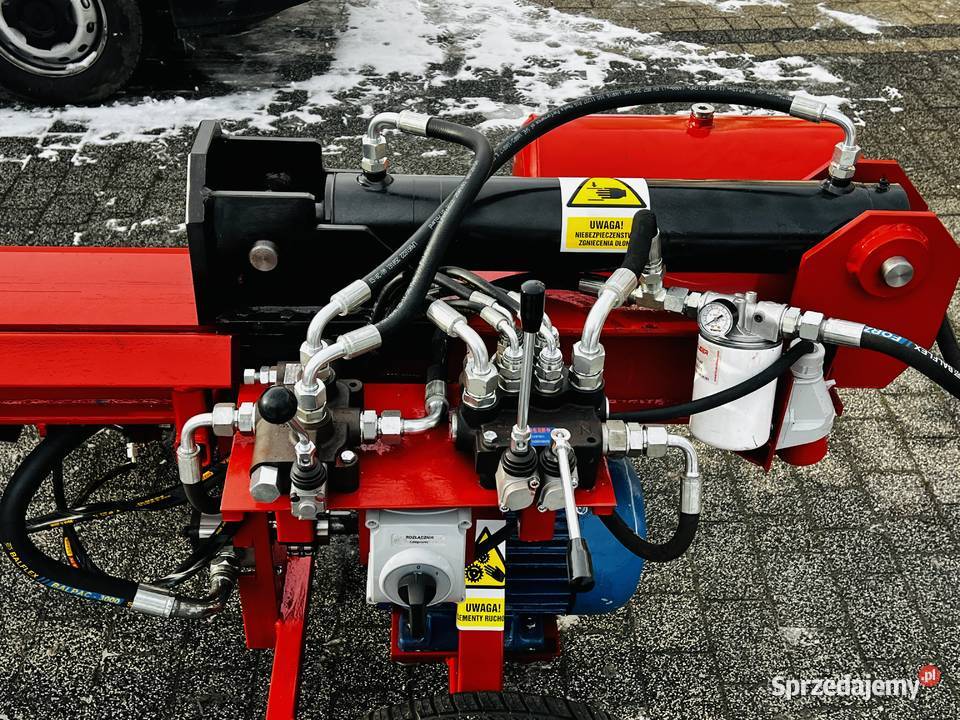 Łuparka hydrauliczna pozioma do drewna mocna Myślenice
